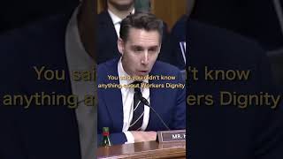 Sen Hawley REJECTS Judicial Nominee For BLATANTLY LYING While Under Oath [upl. by Guenevere]