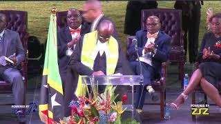 Swearing in of Honourable Jonel Franchette Herbert Powell [upl. by Eicam]