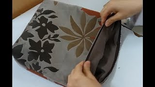 Kumaş Çanta Dikimi Nasıl Yapılır  How to sew a fabric bag  Dikiş Hocam [upl. by Eelloh90]