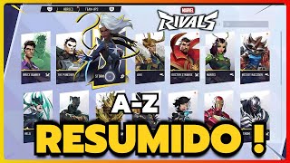 Marvel Rivals  A  Z Resumido Rápido [upl. by Eldred527]