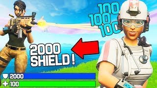 JE SUIS INVINCIBLE GRÂCE À MON SHIELD À LINFINI SUR FORTNITE [upl. by Buckler486]