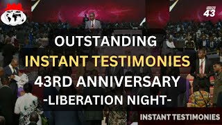 Outstanding instant testimonies at Winners 43rd Anniversary Celebration  Liberation Night [upl. by Anec]