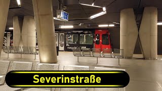 Stadtbahn Station Severinstraße  Cologne 🇩🇪  Walkthrough 🚶 [upl. by Whitaker]