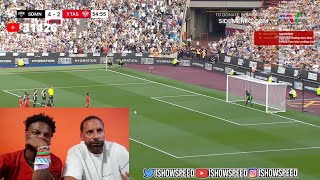 Speed And Rio Ferdinand React To Speeds Penalty Kick 😂 [upl. by Mitzie203]