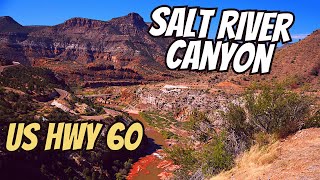 Arizonas Hidden Gem Salt River Canyon Drive on Highway 60 [upl. by Vittorio201]