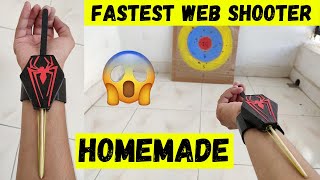 How To Make The Amazing SpiderMan Web Shooter  DIY Spiderman Web  Marvel Fan  Web Arrow Shooter [upl. by Oirretna199]