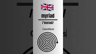 How to Pronounce myriad Correctly British Accent britishpronounciation learnenglish english [upl. by Sierra823]