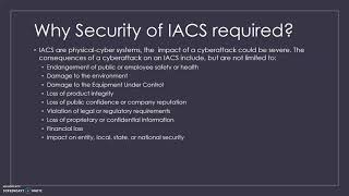 Introduction of IACSIndustrial Automation and control system security [upl. by Lemak]