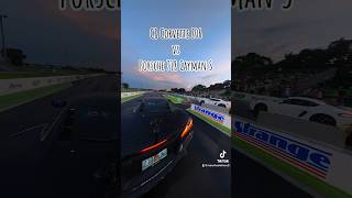 Drag Race Corvette C8 Z06 vs Porsche Cayman S APR Tuned [upl. by Ozen71]