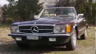 mercedes benz 280 sl r107 roadster brown 1982 [upl. by Lokcin278]