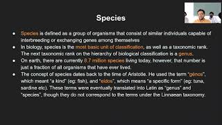 Five Kingdom Classification Species and Taxonomic Hierarchy ICSE Class 9 Biology Sachin P [upl. by Nylecsoj]