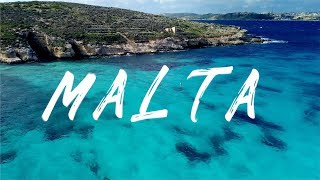 MALTA GOZO COMINO Beautiful Landscape in 4K  Dec 2017  Drone  GoPro [upl. by Qidas]