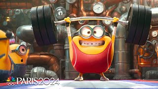 Minions get into the Olympic spirit during Opening Ceremony  Paris Olympics  NBC Sports [upl. by Eedoj153]