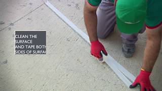 How to apply Polyurethane Sealant  Covering Blanks with Polyurethane Sealant  Somafix [upl. by Meridith]