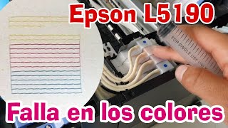 😁No imprime bien Epson L5190 aire en los dampers [upl. by Mead501]