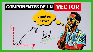 ¿Qué son las componentes de un vector [upl. by Ullman770]