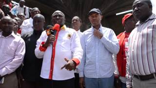 Maina Kamanda and Peter Kenneth visit Wakulima Market [upl. by Quartana]