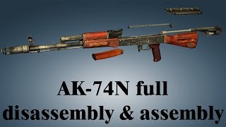 AK74N full disassembly amp assembly [upl. by Wiencke374]