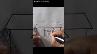 House drawing ghar chitra short reel [upl. by Anotyad168]