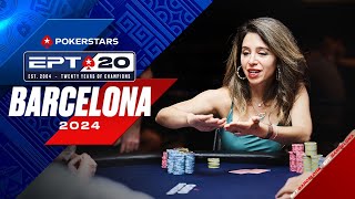 €5300 Main Event  DAY 4  EPT Barcelona 2024 [upl. by Horwath]