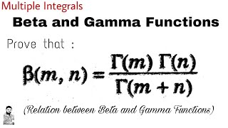 29 Relation between Beta and Gamma Functions  Problem1 [upl. by Lori]