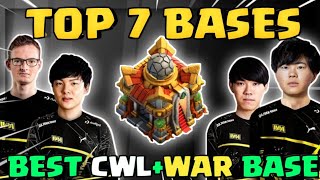 NEW TH16 TOURNAMENT BASES  TOP 7 BEST TH16 WAR BASE WITH LINK  TH16 CWL BASES WITH LINK COC [upl. by Alaj141]