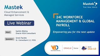 Workforce Management amp Global Payroll Oracle Quarterly Updates 24C Advisory Webinar [upl. by Fausta]