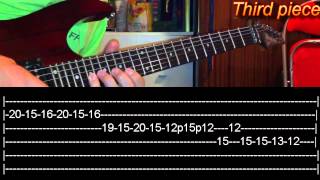 Victim Guitar Solo Lesson  Avenged Sevenfoldwith tabs [upl. by Roderick]