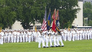 US Naval Academy （USNA） Class 2021 Plebe 2017 Formal Parade [upl. by Awahsoj]