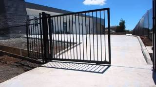 Sidcon Global  Floor Track Sliding Gate [upl. by Sonaj]