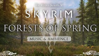 The Forests of Spring  Peaceful Spring Skyrim Music amp Ambience  3 Hours [upl. by Peirce]