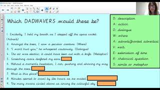 Starting sentences in different ways with DADWAVERS Year 5 [upl. by Jaime]