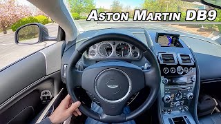 2014 Aston Martin DB9  The British V12 Icon You Need to Drive POV [upl. by Er]