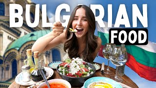 THIS IS BULGARIAN FOOD Sofia Bulgaria Food Tour [upl. by Aisitel]