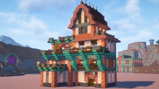 Minecraft How to build Steampunk House  Tutorial [upl. by Yetty263]