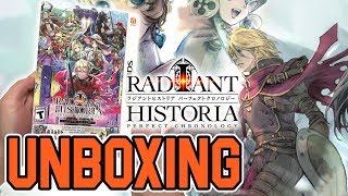 Radiant Historia Perfect Chronology Launch Edition 3DS Unboxing [upl. by Yelekreb323]