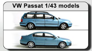 VW Passat 143 diecast models [upl. by Eelrebmyk]