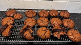 Gooey Chocolate Cookies  Kladdkaka Cookies [upl. by Roze]