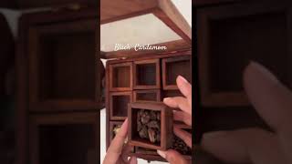 Wooden Spice Box 🤠 short viral video kitchen [upl. by Hillery]