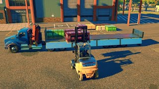 Ferris Wheel Construction 2 Material Delivery Timelapse Construction Simulator 2022 USA [upl. by Liauqram588]