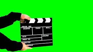 CLAPBOARD GREEN SCREEN EFFECT  NO COPYRIGHT  FREE EFFECT  VSR [upl. by Aineval]