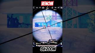 8X Zoom 🎯 Venom 🐺BGMI New Update bgmi venombgmi pubgmobile battleroyalegame trendingshorts [upl. by Noside109]