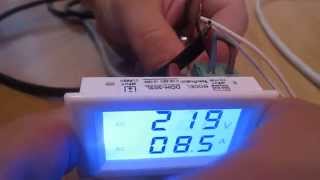 how to improve accuracy of a measurement DDH303L AC voltmeter  ammeter [upl. by Esil383]