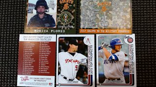 Minor League Monday Final Baseball set 2015 PCL Top Prospects amp San Jose Giants 2017 Military Salute [upl. by Bromley]