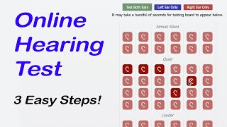 Online Hearing Test in 3 Easy Steps [upl. by Lek]