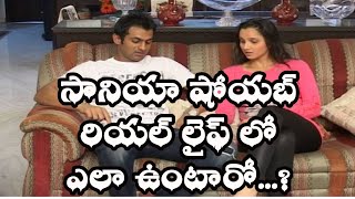 TENNIS STAR SANIA MIRZA CRICKET STAR SHOIAB MALIK CHIT CHAT [upl. by Navad]