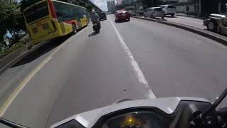 YAMAHA MIO GEAR EDSA SOUTHBOUND FROM CALOOCAN goproherosession yamahamiogear [upl. by Hawley668]