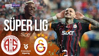 Antalyaspor vs Galatasaray  SÜPERLIG HIGHLIGHTS  101924  beIN SPORTS USA [upl. by Schilt]