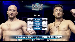 CAGE 35 Mika Hämäläinen vs Valentin Deschamps Full Fight MMA [upl. by Hembree833]