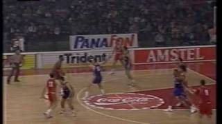 Olympiakos vs Barcelona 8264 Euroleague 1994 [upl. by Cyrille]